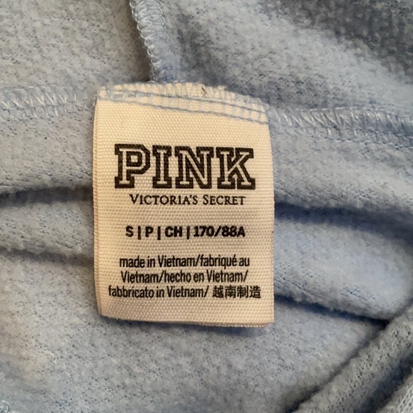 Pink sweatshirt light blue with sparkles - Picture 3 of 3